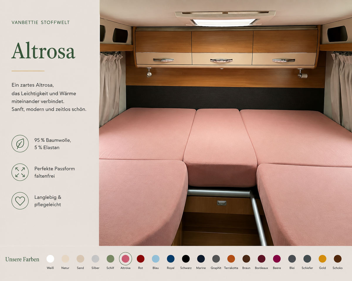 VanBettie Stoffwelt – Farbe Altrosa