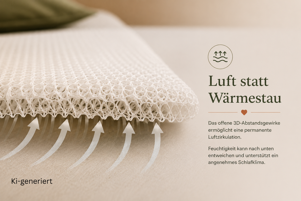 Topper AirFlex Luftzirkulation