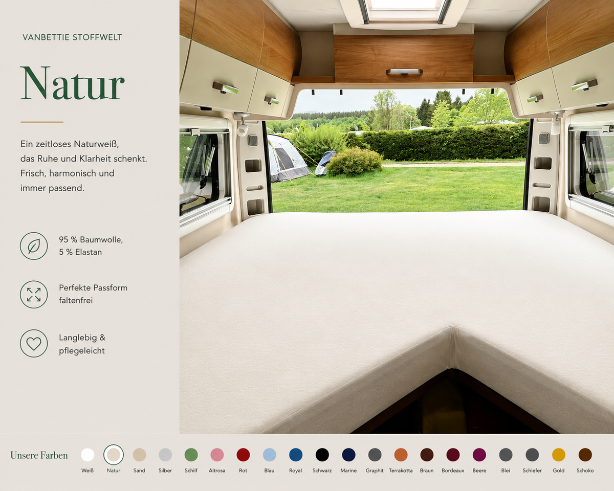 VanBettie Stoffwelt – Farbe Natur