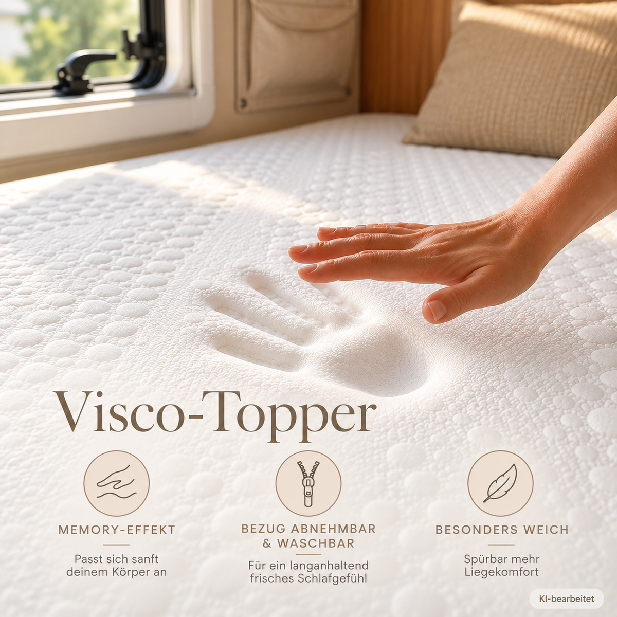 Visco-Topper nach Maß von VanBettie – Produktansicht 1